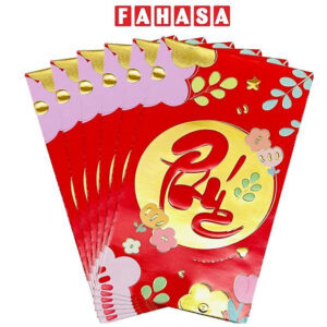 [Review] Bộ 6 Bao Lì Xì Tết Bính Ngọ 2026 - H5-8-1 - Phúc