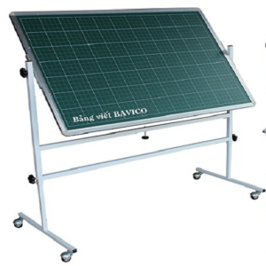 [Review] Bảng di động 1 mặt xanh viết phấn từ Hàn Quốc kẻ 4 ôly tập KT 100x120cm