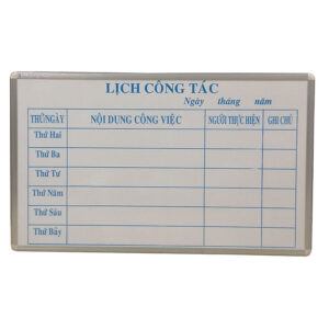 [Review] Bảng Lịch Công Tác viết lông Bavico BLCT Trắng