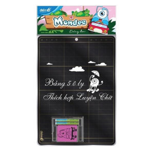 [Review] Bảng Phấn Học Sinh - Kẻ Ô + Phấn + Lau Bảng - Thiên Long TP-B021 - Màu Đen
