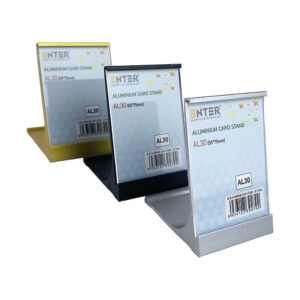 [Review] Bảng thông tin để bàn nhôm Enter AL30 55x75mm, Khung thông tin sản phẩm, Khung bảng giá, Kệ trưng bày để bàn