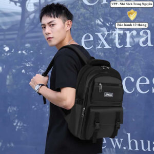 [Review] Balo học sinh cấp 2-3 chống nước Black Blue – Balo đi học thời trang, nhiều ngăn, siêu nhẹ, bền đẹp