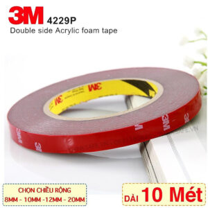 [Review] Băng keo cường lực 3M 4229P băng keo 2 mặt siêu dính, siêu chắc, nhiều lựa chọn bề rộng, chiều dài 10 mét