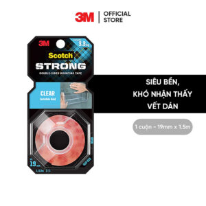 [Review] Băng keo hai mặt trong suốt Scotch 3M 410 - M19 - Dính siêu tốt, độ bền cao, chống tia UV, kéo nhẹ nhàng, cắt dễ dàng