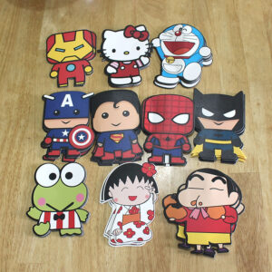 [Review] Bao Lì Xì 2020 Combo 10 Cái Các nhân vật hoạt hình Doreamon Miruko Spider man Captain , Ironman, Cu Shin