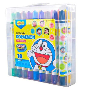[Review] Bút Sáp Vặn Colokit 18 Màu TCR-C008/DO