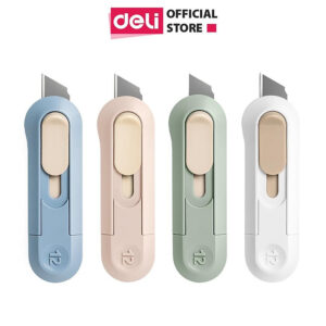 [Review] Dao Rọc Giấy Mini Bỏ Túi 25mm Cao Cấp Nusign Deli - Phù Hợp Cắt Xé Dán Thủ Công DIY Bóc Đơn Hàng - NS065