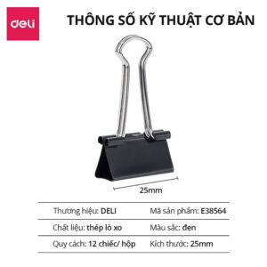 [Review] Hộp 12 Kẹp Bướm Deli Kẹp Tài Liêu Giấy Tờ Văn Phòng Phẩm Học Sinh Văn Phòng Nhiều Kích Thước Nhỏ Gọn Tiện Lợi Giá Rẻ