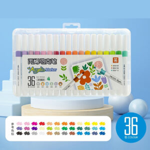 [Review] Hộp 36 Bút Dạ Màu Acrylic Marker - 9053A