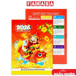 [Review] Lịch Bỏ Túi Mừng Xuân Bính Ngọ 2026 - GDPN-AB (Mẫu Màu Giao Ngẫu Nhiên)