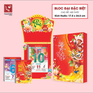 [Review] LỊCH BLOC 2025 TUANVIET BOOKS - Block lịch kích cỡ (24x35cm, 20.5x30.5cm, 17x24cm, 10x14.5cm) - Mẫu ngẫu nhiên