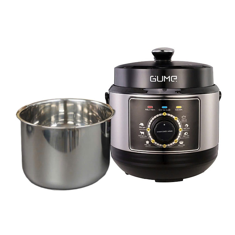 Nồi áp suất điện đa năng Gu Me Hàn Quốc GM-PC2838 dung tích 6L, công suất 1000W - Hàng chính hãng