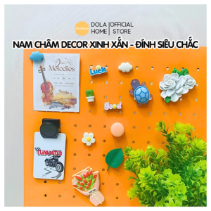[Review] Nam châm Magnet Decor Dola Home – Nhiều mẫu đẹp, hít siêu chắc, trang trí góc học tập, tủ lạnh, quà tặng dễ thương
