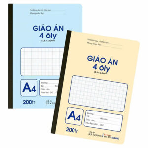 [Review] Sổ giáo án 4 Ô ly A4, 120 trang Klong, MS 314