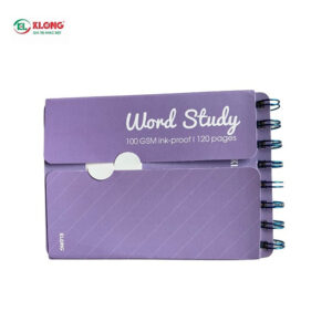 [Review] Sổ Học Từ Vựng KLONG Word Study A6 120 trang, 4 màu bìa Pastel / Sổ tay lò xo