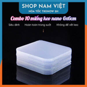 [Review] Tấm Keo Trong Nano Đa Năng - Miếng Keo 2 Mặt Siêu Dính