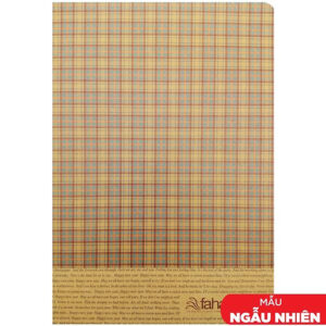 [Review] Tập Sinh Viên Caro Vintage Kẻ Ngang Có Chấm 200 Trang 60gsm - Fahasa 02 (Mẫu Sản Phẩm Giao Ngẫu Nhiên)
