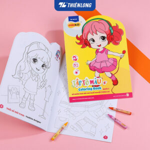[Review] Tranh tô màu - Coloring Book Thiên Long Colokit - Dành cho bé 3-6 tuổi
