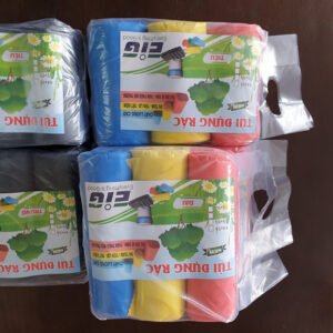[Review] 1 Kg túi đựng rác 3 màu (3 cuộn)