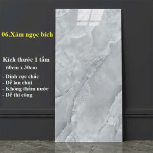 [Review] Bộ 20 Tấm Xốp Dán Tường 3D PVC Vân Đá 60x30cm Keo Sẵn Dày 2,5mm Cao Cấp, Sang trọng