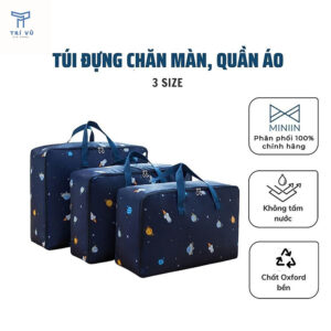 [Review] Bộ 3 Túi Đựng Chăn Màn Quần Áo Đa Năng Bằng Vải Chống Thấm Cực Tốt Tiện Dụng – Giao ngẫu nhiên- Hàng Chính Hãng MINIIN