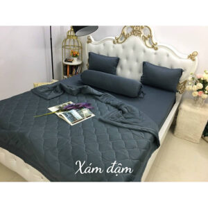 [Review] Bộ Ga Thun Lạnh 4 Món Ga Thun Hàn Quốc Đủ Kích Thước Ga Nệm 1m2, 1m6, 1m8 Chưa Gồm Chăn