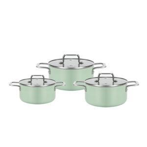 [Review] Bộ nồi chống dính Ceramic Elmich EL5241SK01 size 18,20,24cm - Hàng chính hãng