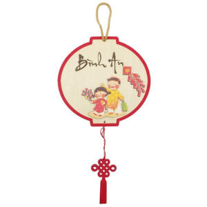 [Review] Bảng Gỗ Treo Tường Trang Trí Tết - Bách Mộc T13 - Bình An