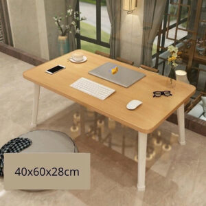 [Review] Bàn học gấp chân nhựa Cao Cấp, bàn gấp gọn ngồi bệt chân nhựa cứng 40x60cm mặt gỗ MDF loại đẹp