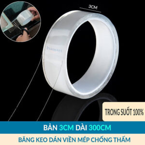 [Review] Băng Dán Viền Bếp Bồn Chậu Rửa Trong Suốt Keo Siêu Dính Dán Mép Tường Chống Bẩn Dầu Mỡ Nấm Mốc