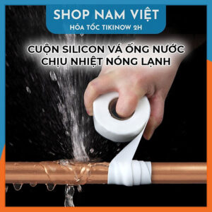 [Review] Băng Keo Vá Ống Nước Silicon Chịu Nhiệt Nóng Lạnh, Chống Thấm Nước