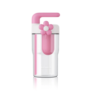 [Review] Bình nhựa tritan LocknLock Handy Infuser Bottle ABF916 dung tích 770ml kèm ống hút và hoa trang trí - 3 màu Hàng Chính Hãng