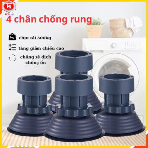 [Review] Bộ 4 Chân Kê Máy Giặt Chống Rung, Điều Chỉnh Được Độ Cao, Đế Chống Ồn Máy Giặt, Máy Sấy, Hàng chính hãng