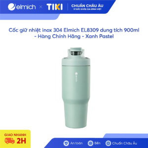 [Review] Cốc giữ nhiệt inox 304 Elmich EL8309 dung tích 900ml - Hàng Chính Hãng