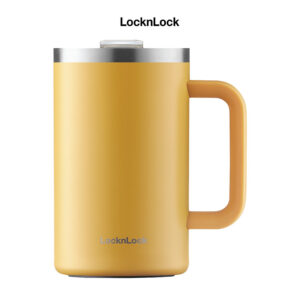 [Review] Ca giữ nhiệt Flat Table Mug LocknLock LHC4320 - Dung tích 730ml - Tay cầm thoải mái - Miệng ca rộng - Nắp trong suốt