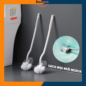 [Review] Chổi Cọ Bồn Cầu Nhà Vệ Sinh Đầu Chữ S Cong Kèm Móc Treo Chà Sạch Khe Hẹp WC Cao Cấp