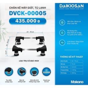[Review] Chân Đế Máy Giặt, Kệ Máy Giặt Và Tủ Lạnh Daikiosan Có Thể Điều Chỉnh Kích Thước Phù Hợp Mọi Loại Thiết Bị - Hàng Chính Hãng