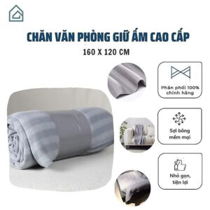 [Review] Chăn Ngủ Văn Phòng Chăn Du Lịch Giữ Ấm Màu Trơn Cho Nam Nữ Cao Cấp - Kích Thước(160cm * 120cm) - Giao Màu Ngẫu Nhiên