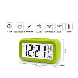 [Review] Đồng hồ báo thức điện tử thông minh để bàn mini DH89 - Shop Gold