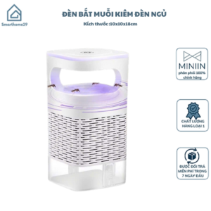 [Review] Đèn Bắt Muỗi Tự Động - Máy Bắt Muỗi Thông Minh, Hút Côn Trùng, Công Nghệ Đèn LED, Kiêm Đèn Ngủ Sạc USB - HÀNG CHÍNH HÃNG MINIIN