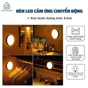 [Review] Đèn Cảm Ứng Chuyển Động, Đèn Led Thông Minh Dán Tường Không Dây, Góc Cảm Ứng Rộng, Thích Hợp Cho Mọi Không Gian - HÀNG CHÍNH HÃNG MINIIN