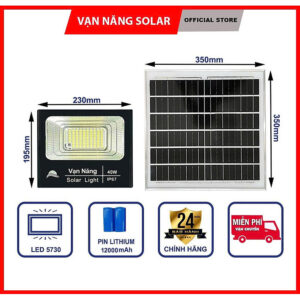 [Review] Đèn năng lượng mặt trời Vạn Năng Solar 40w
