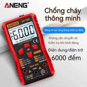 [Review] Đèn Ốp Trần Đồng Hồ Đo Điện Vạn Năng Tự Động Thông Minh Aneng - Cao Cấp, Đo Không Cần Chỉnh Thang