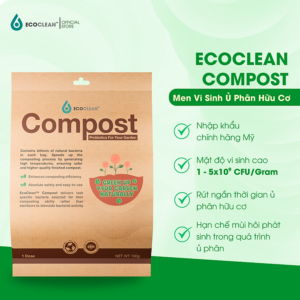 [Review] EcoClean COMPOST - MEN VI SINH Ủ PHÂN COMPOST
