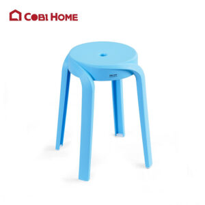 [Review] Ghế đôn nhựa đúc lốc xoáy, có thể xếp chồng lên nhau, tiết kiệm diện tích - Cobihome