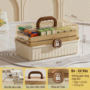 [Review] Hộp Đựng Thuốc Gia Đình Kích Thước 32cm x 18cm x 17.5cm - PHỤ KIỆN PHÒNG NGỦ KHÁC