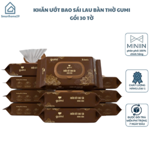 [Review] Khăn Ướt Lau Bàn Thờ Gumi - Khăn Ướt Bao Sái Hương Tràm, Kháng Khuẩn, Sạch Sẽ Tâm Linh - HÀNG CHÍNH HÃNG MINIIN