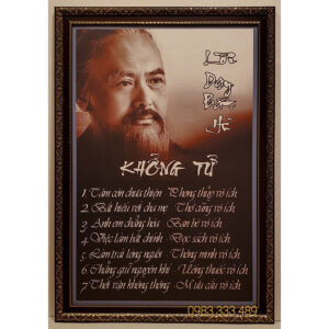 [Review] LỜI DẠY BẤT HỦ KHỔNG TỬ -TRANH IN DẦU CAO CẤP