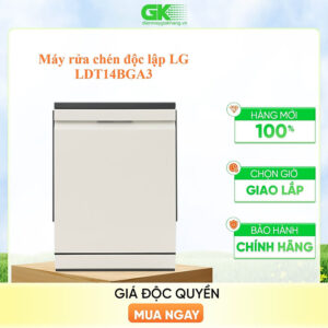 [Review] LDT14BGA3 - Máy rửa chén độc lập LG LDT14BGA3 - Hàng Chính Hãng - Chỉ Giao Hồ Chí Minh