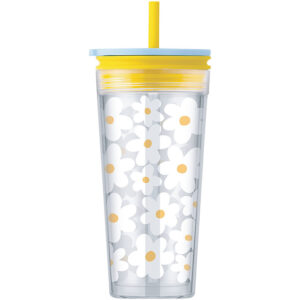 [Review] Ly nhựa 2 lớp có ống hút LocknLock Bucket Cold Cup with Straw HAP520 580ml